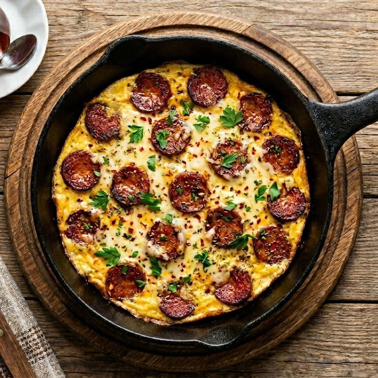 Sucuklu Omlet