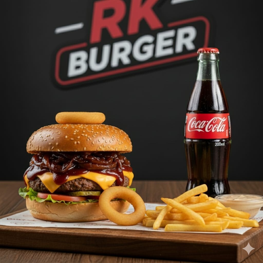 BBQ BURGER MENÜ