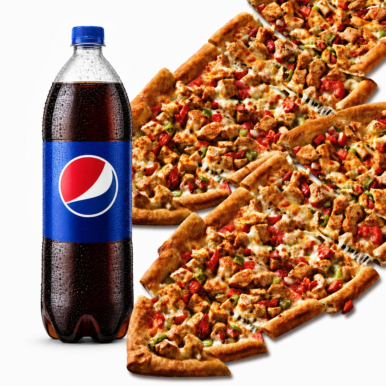 🍗2 Kişilik Tavuklu Pide + 1 Litre Kola