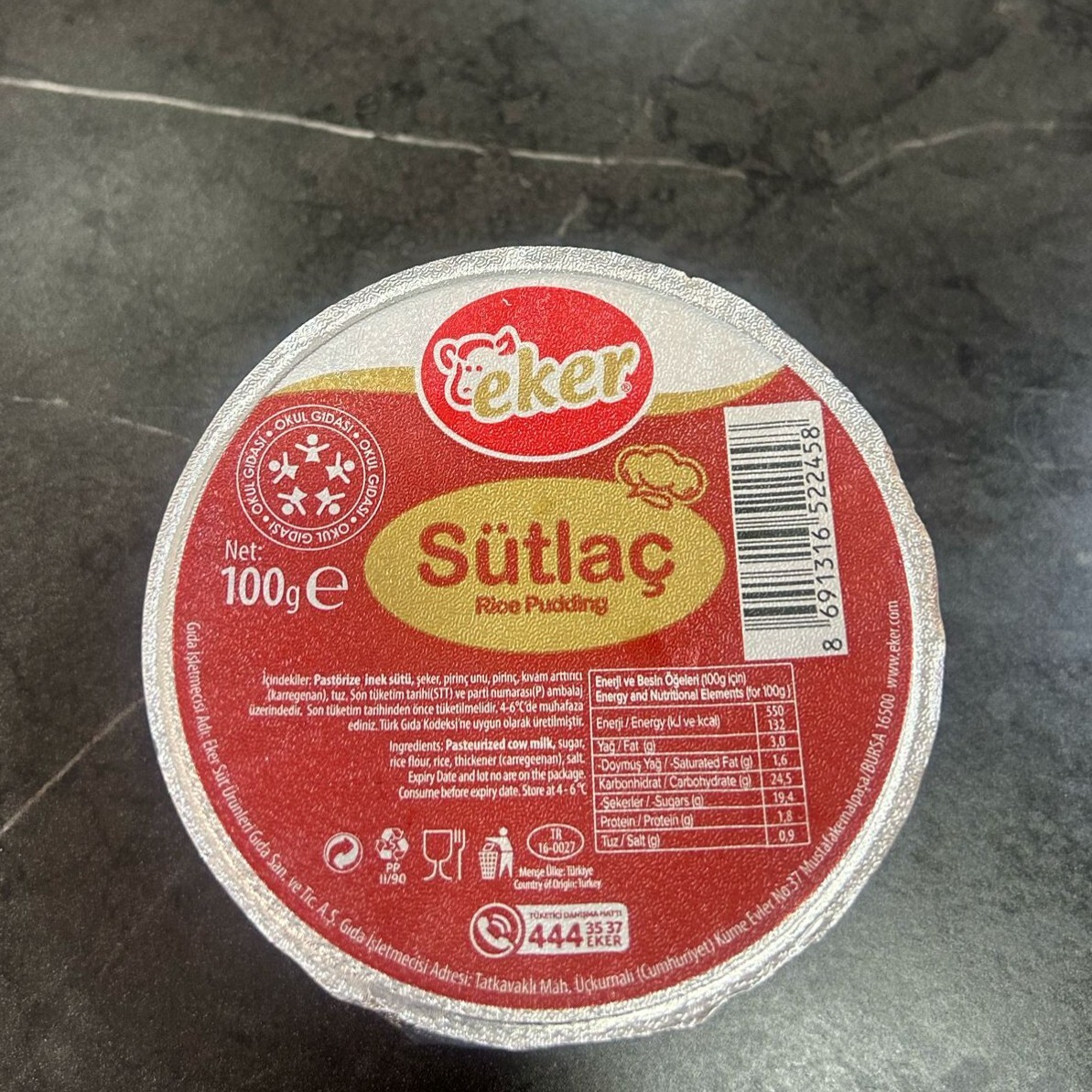 Eker Sütlaç