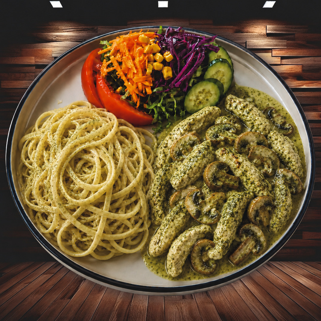 Pesto Soslu Tavuk