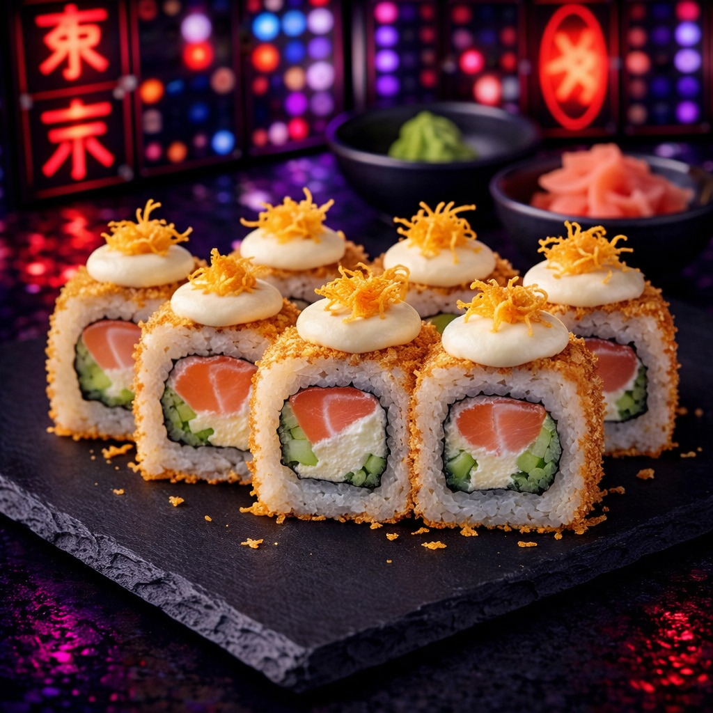 Salmon Truffle Roll
