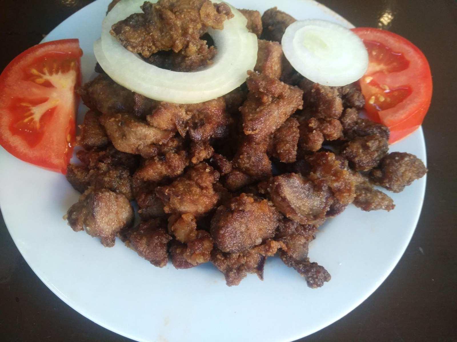 Arnavut Ciğeri..salata ile