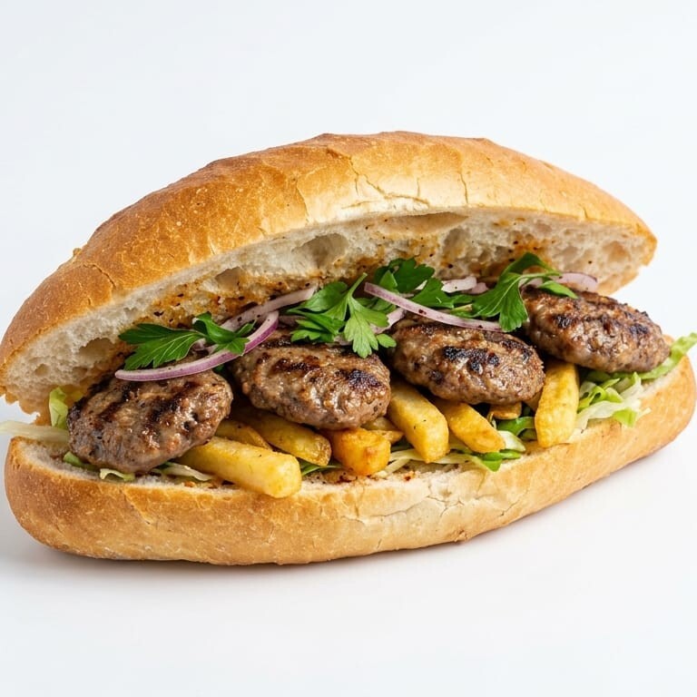 Ekmek Arası Köfte Patates (anne köfte)
