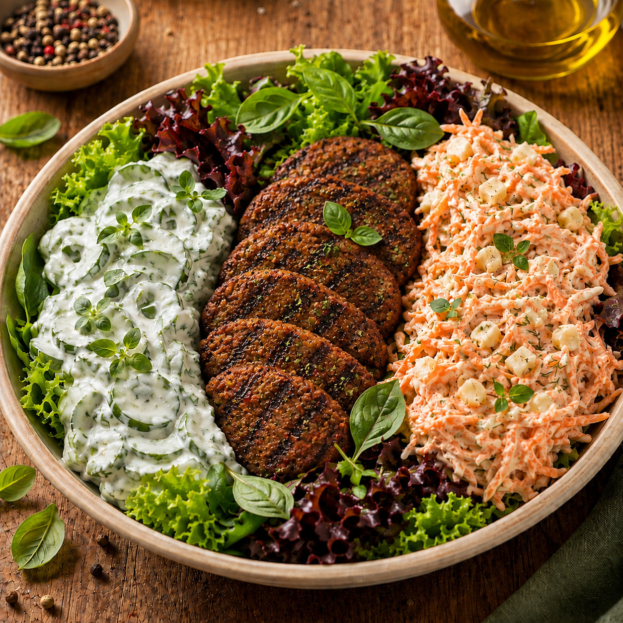 Vegan Kasap Köfte (378 kalori + mezelerin kalorisi)
