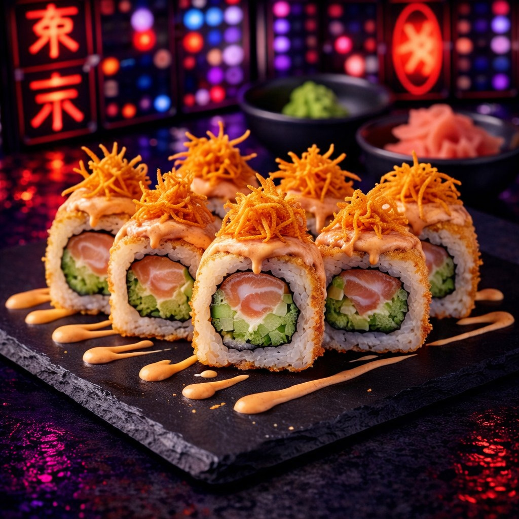 Salmon Sweet Potato Roll (8 Adet)
