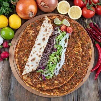 5'li Taş Fırın Lahmacun Menü 1lt içecek