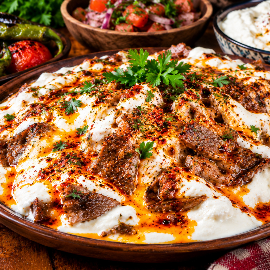 Yoğurtlu Et Tantuni