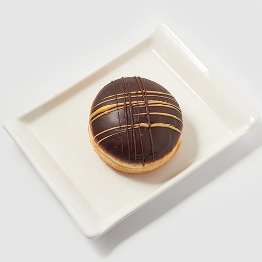 Çikolata Kaplı Karamelli Donut