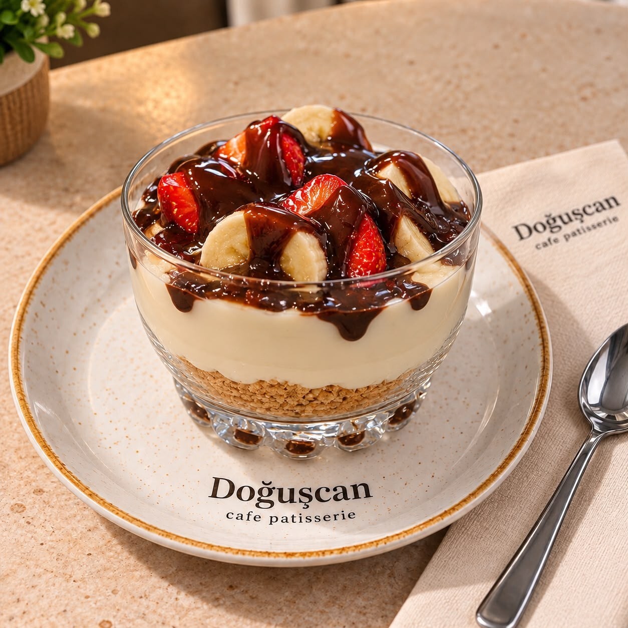 Çilek Muzlu Çikolata Fit Magnolia