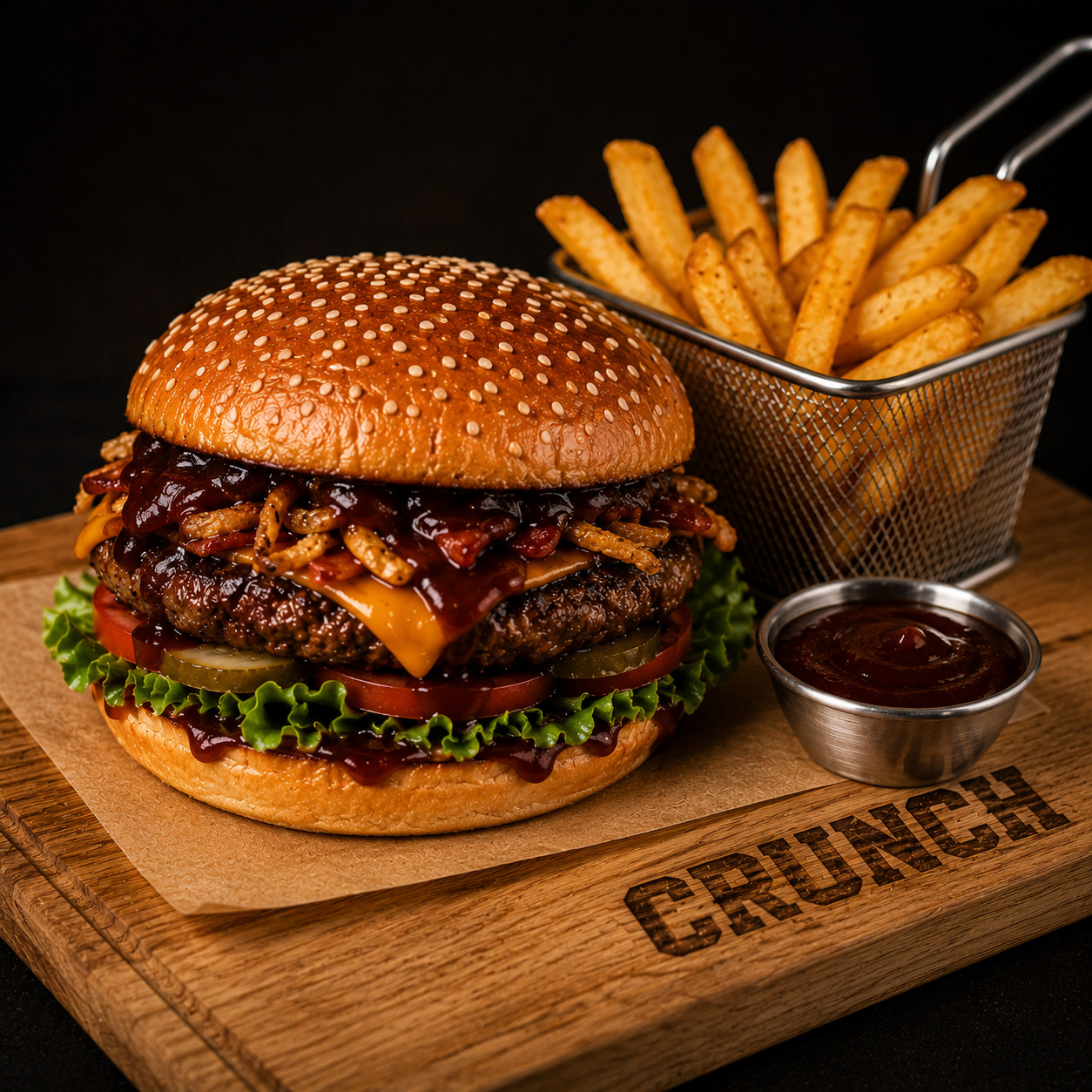Barbekü Soslu Burger