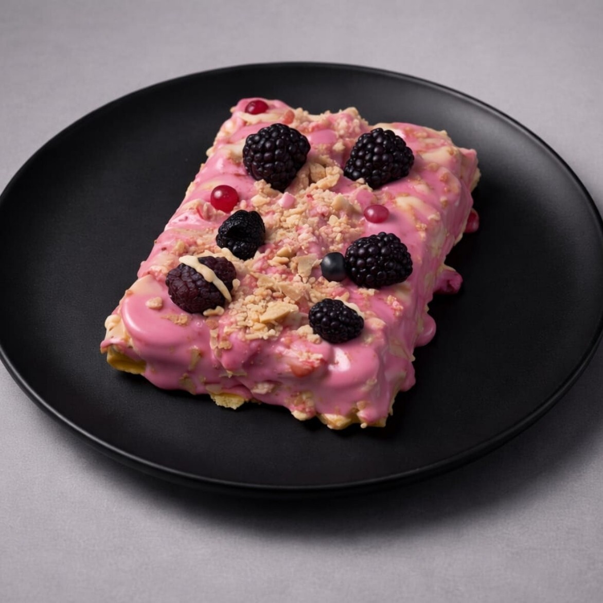Frambuaz Soslu Waffle