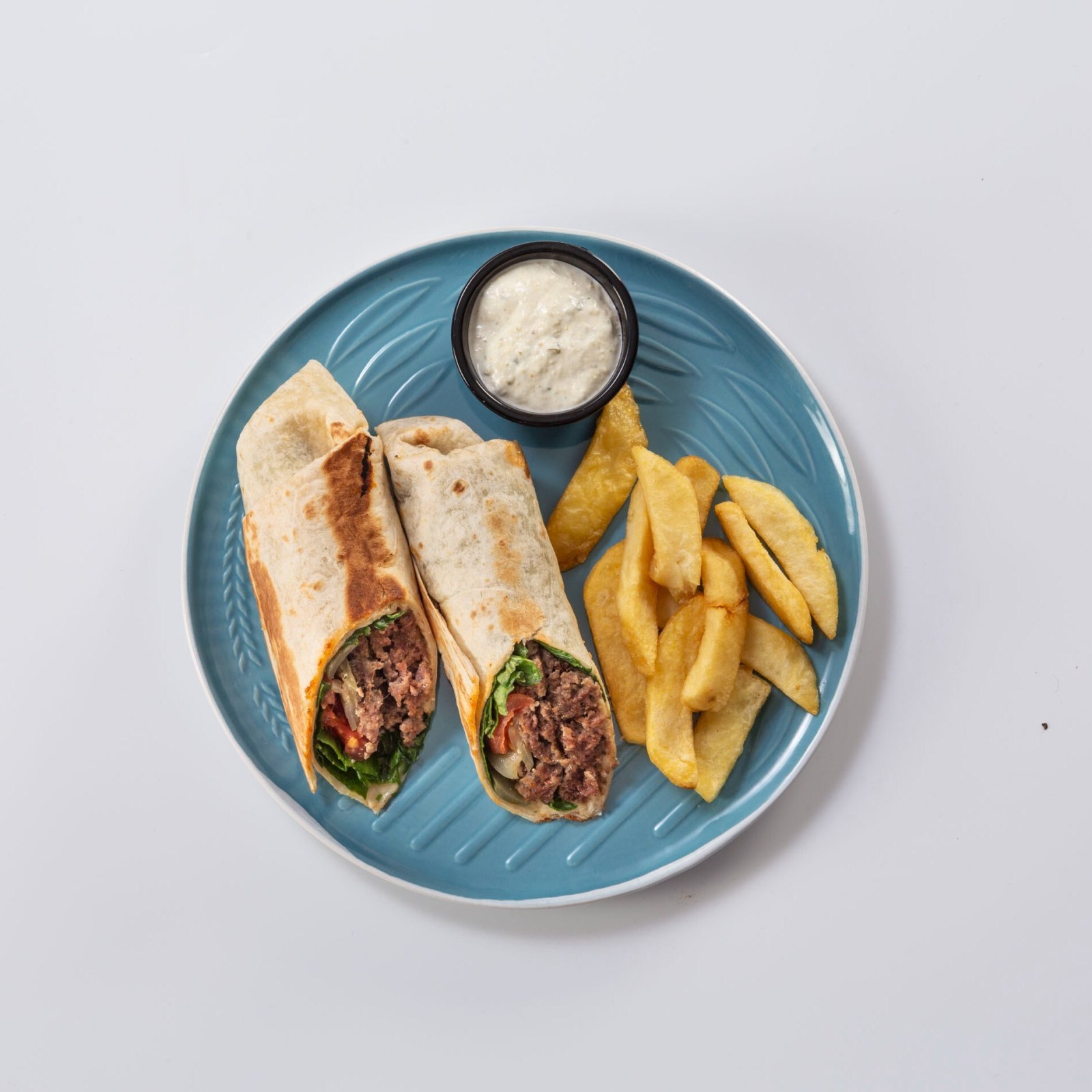 Krem Peynirli Köfteli Burrito