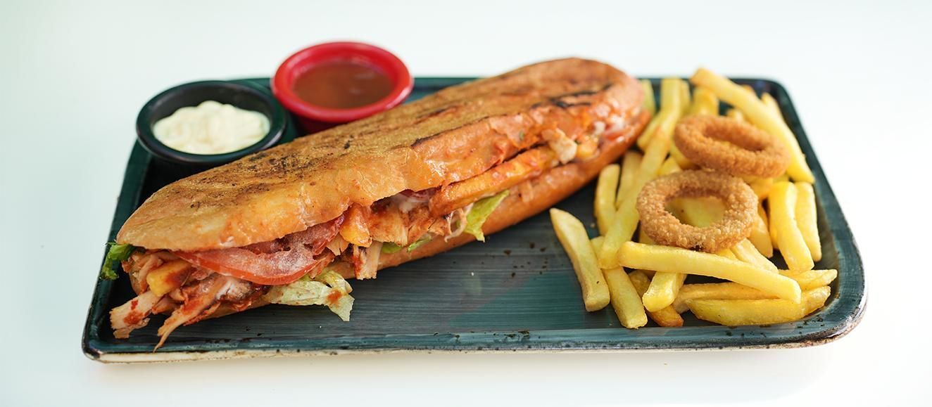 Antiochia Sütlü Ekmek Arası Tavuk Döner Menü