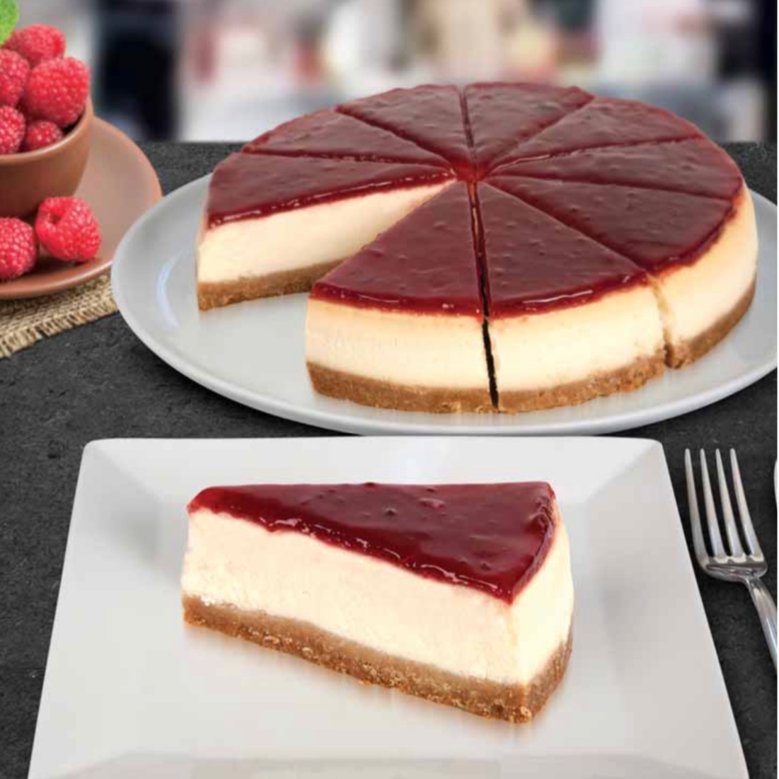 Frambuazlı Cheesecake