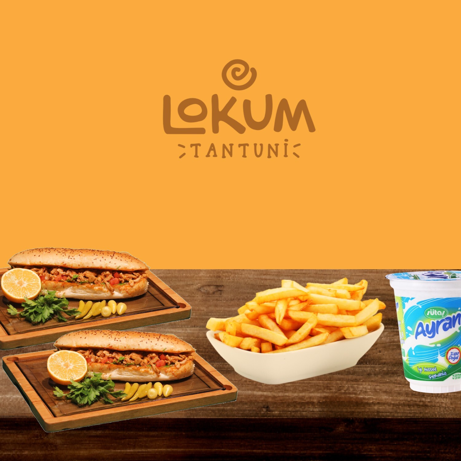Tavuk'lu Doyuran Ekmek Menü