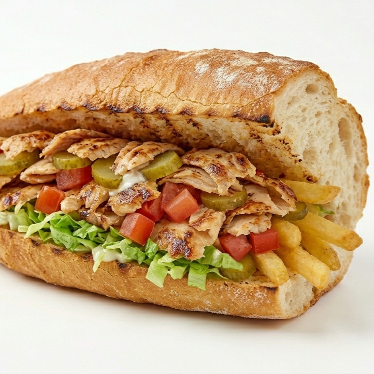 Klasik Esnaf Yarım Ekmek Arası Tavuk Döner