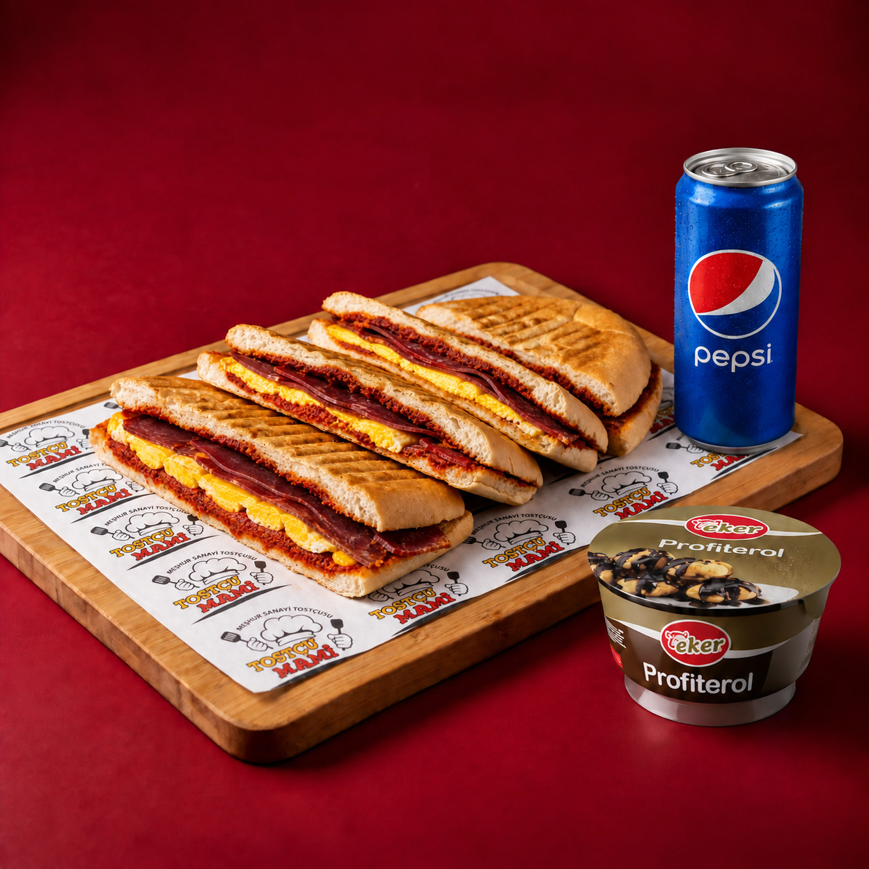 Pastırmalı Yumurtalı Tost Menü