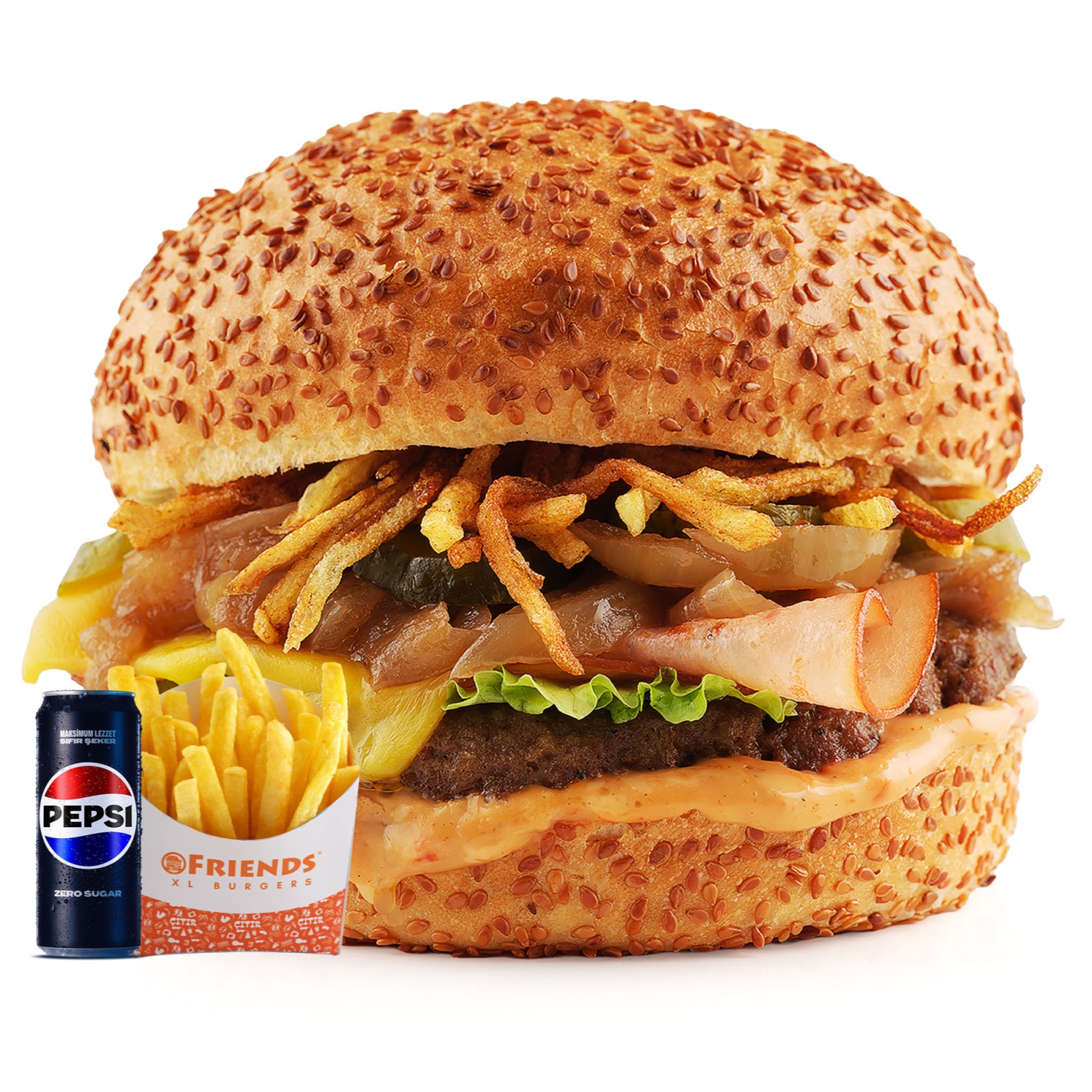 Füme Burger Menü