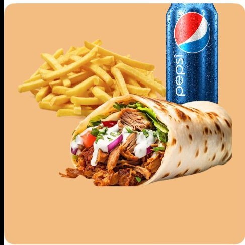 Pepino Usulü Tavuk Döner Menü