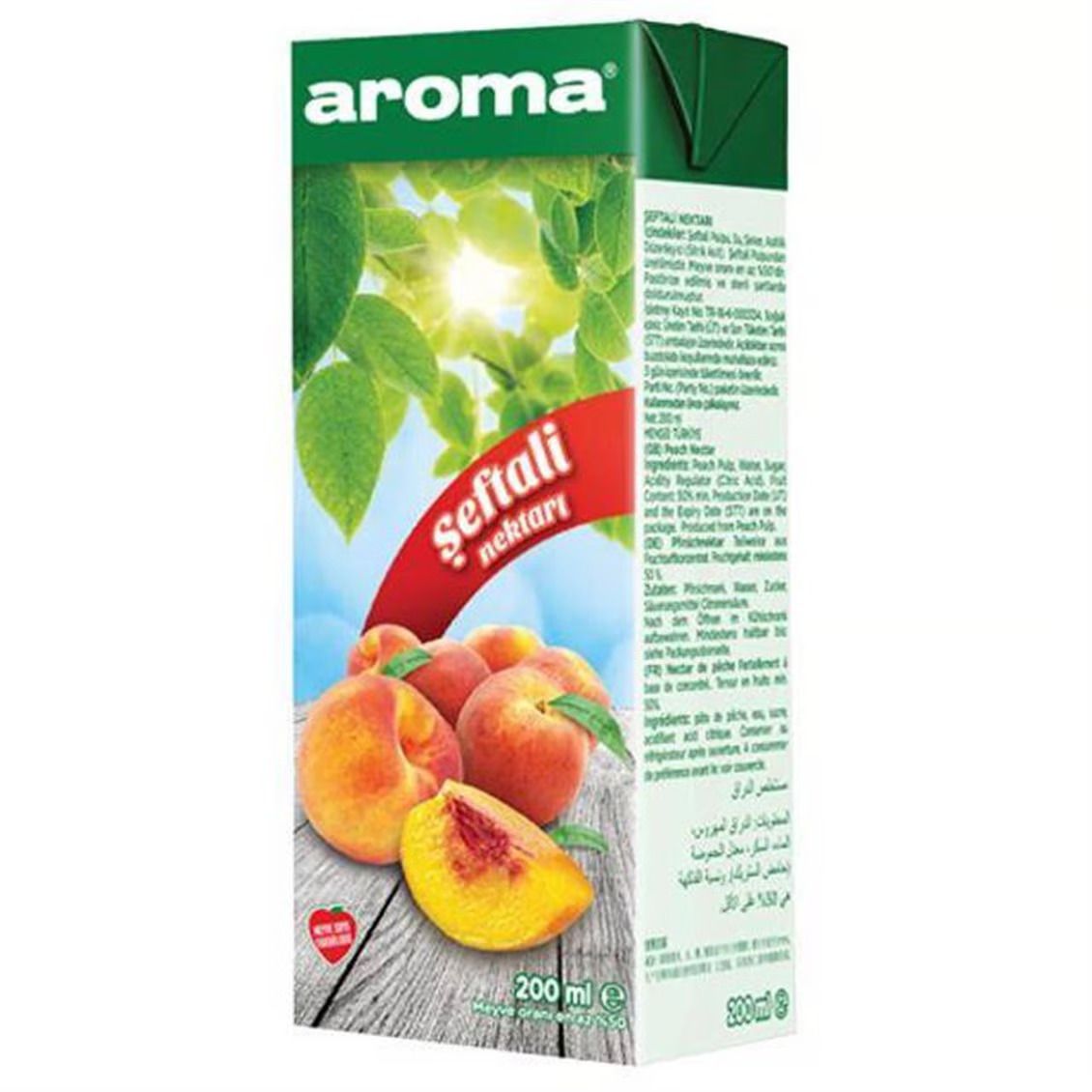 Aroma Şeftali Meyve Suyu