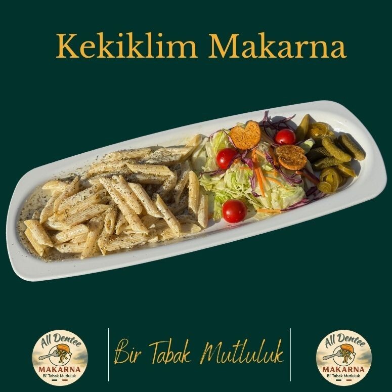 Kekilim Soslu Makarna