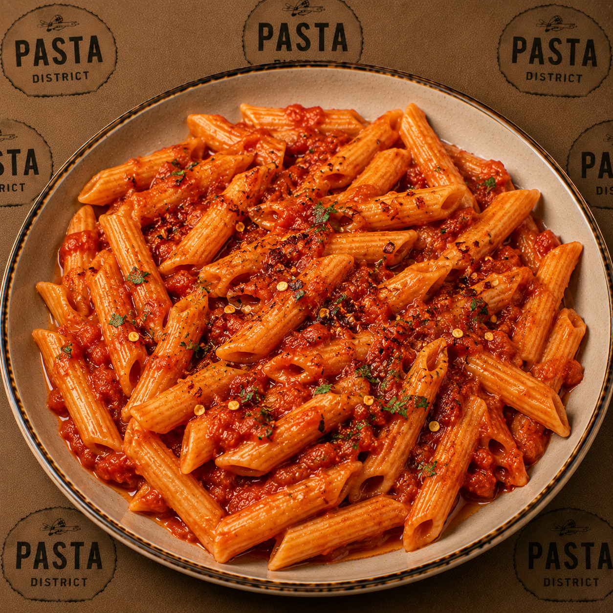 Arrabbiata Soslu Pasta