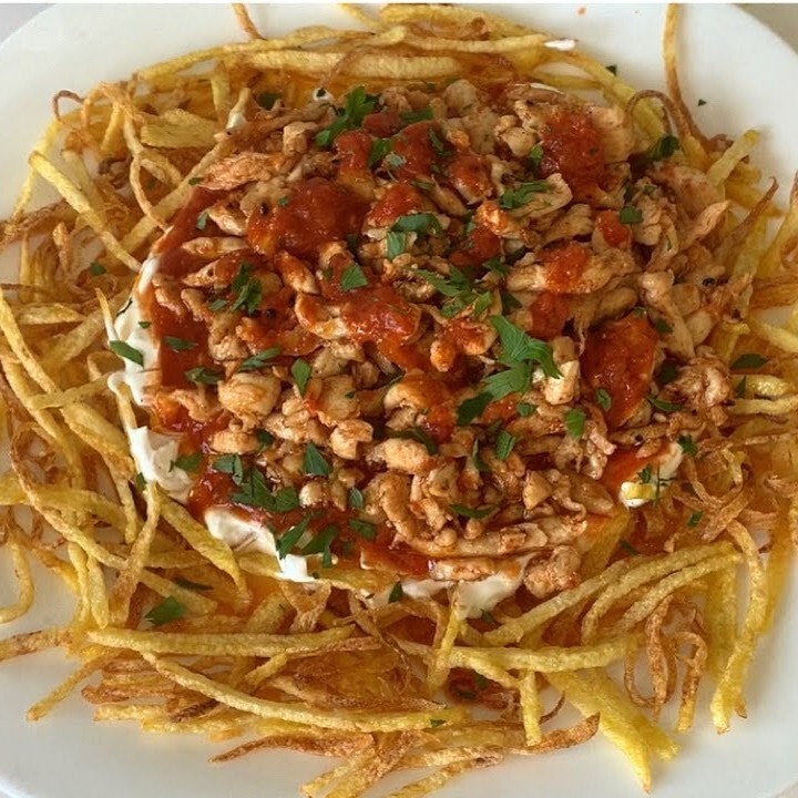 Tavuklu Çökertme Kebabı