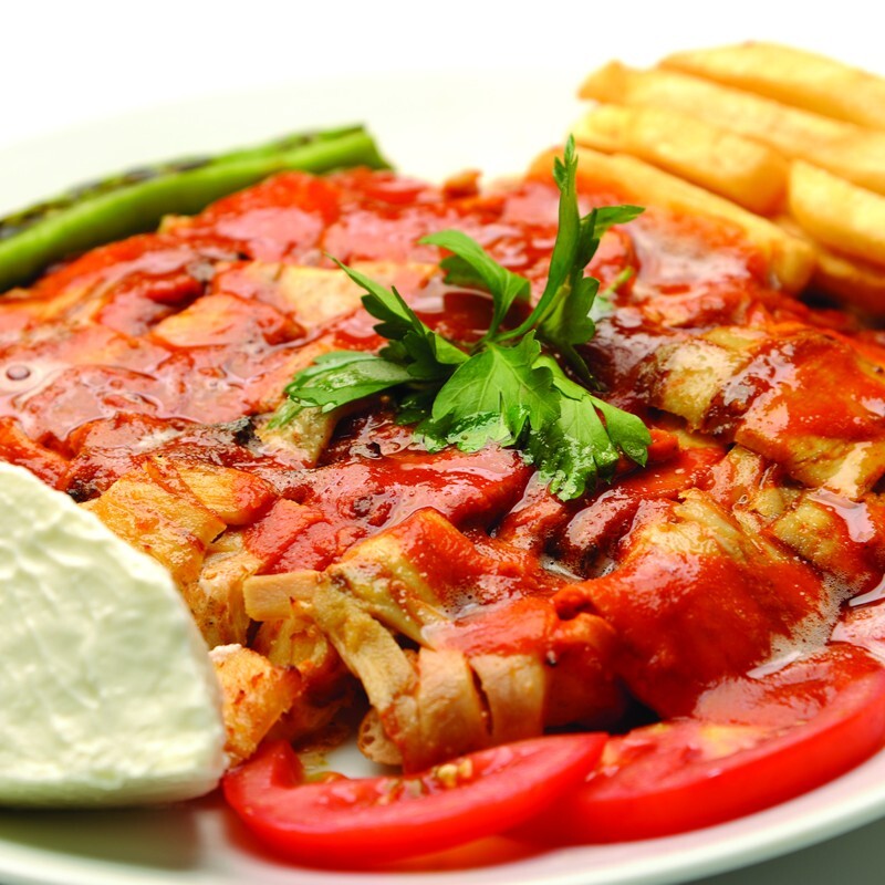 İskender (Tavuk dönerden) (200 Gr).