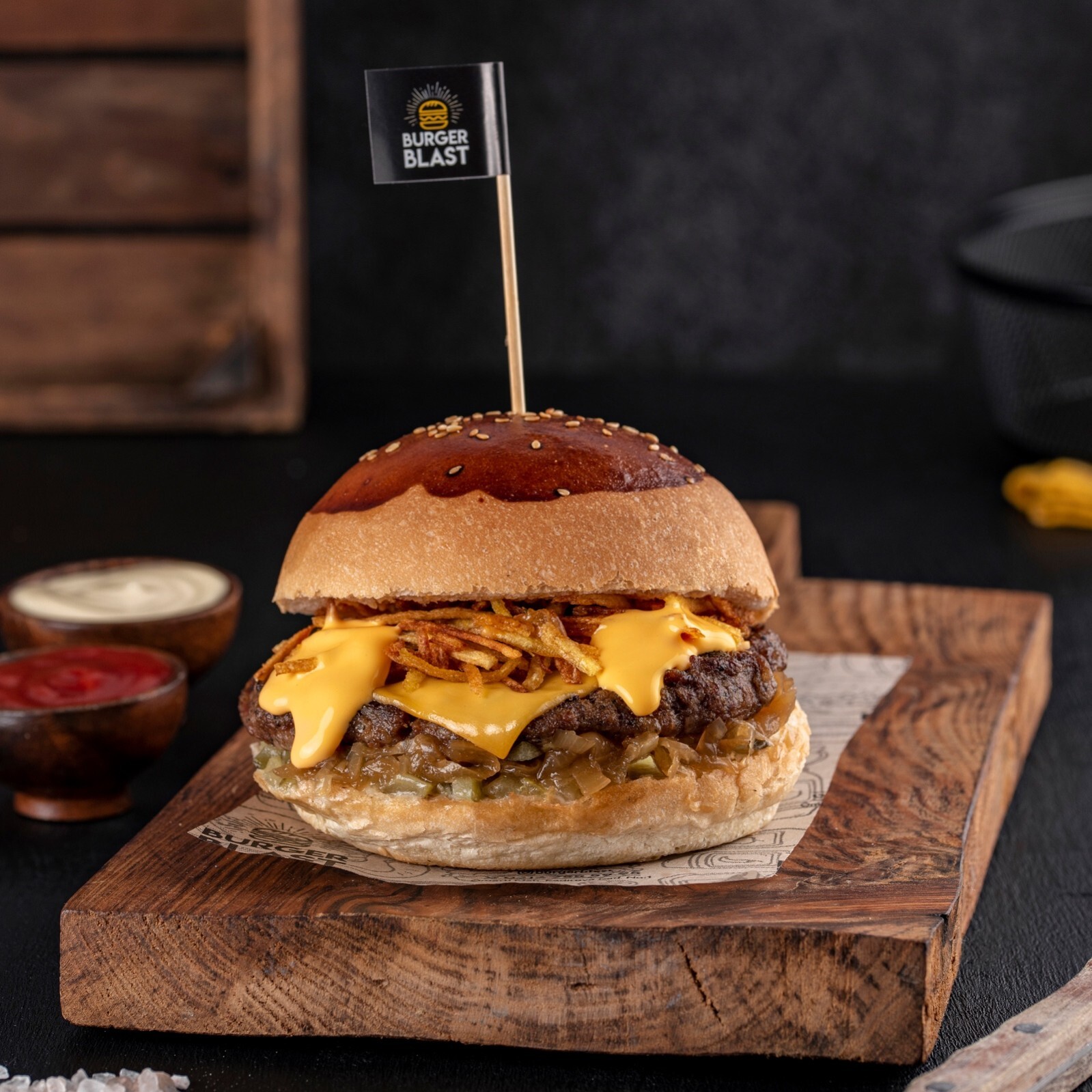 Cheeseburger & Patates Kızartması