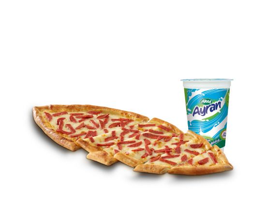 Sucuklu Kaşarlı Pide Menü