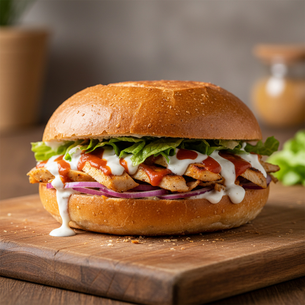 Tombik Ekmek Arası Hatay Usulü Tavuk Döner