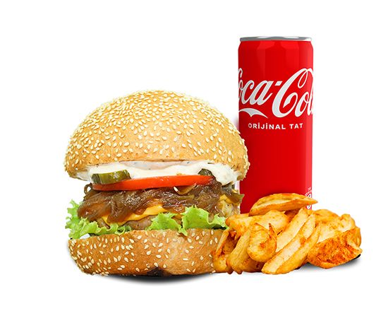 Chicken Chesseburger Menü