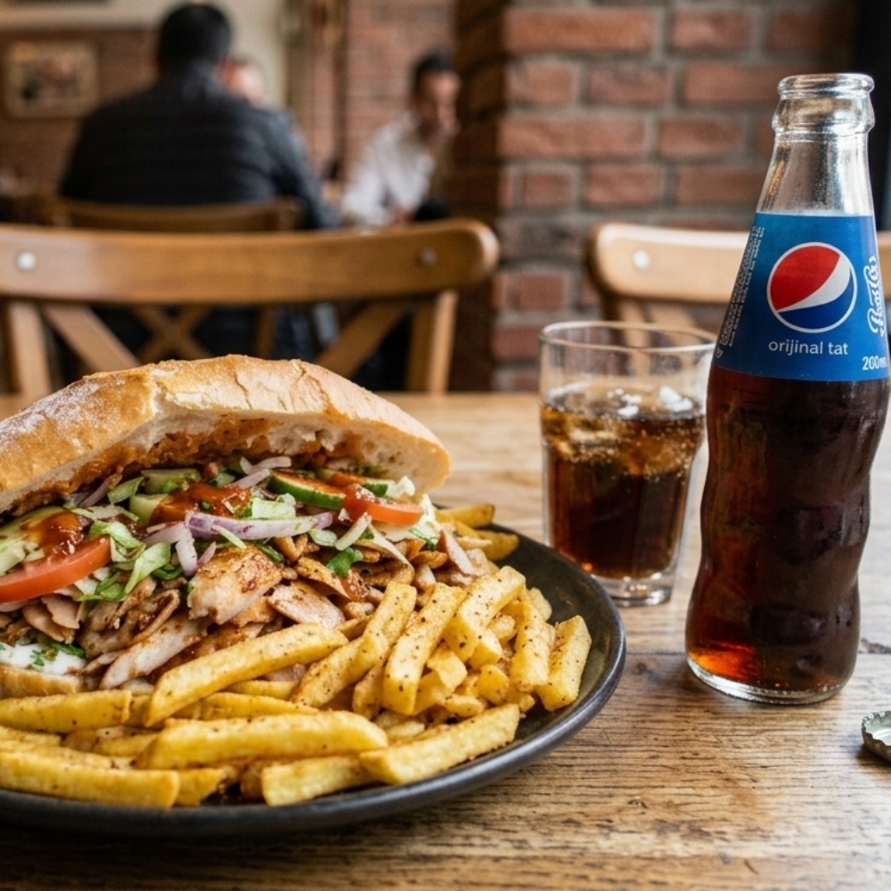 Tavuk Döner Menü (Ekmek Arası)