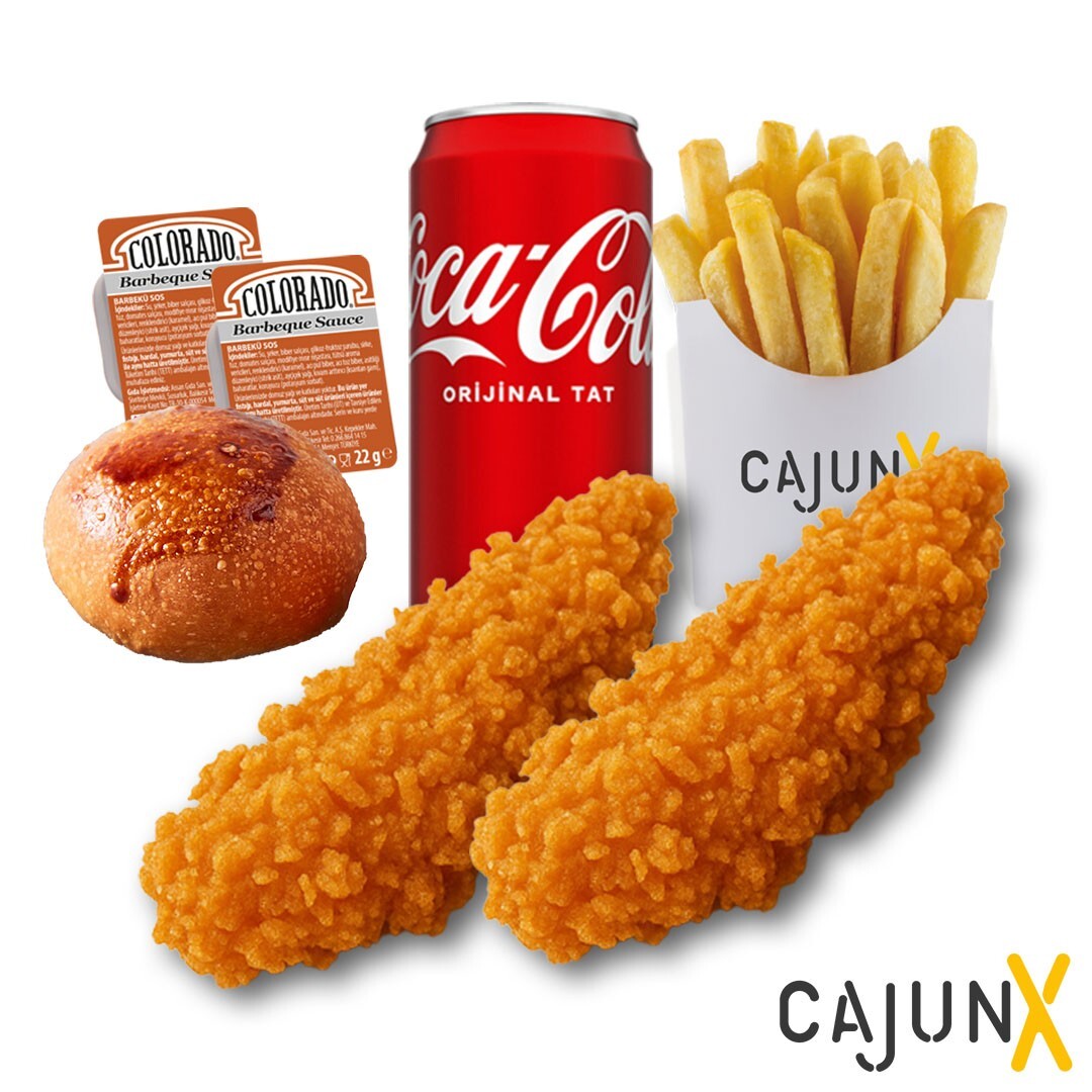 CajunX 2'li Tenders Menü