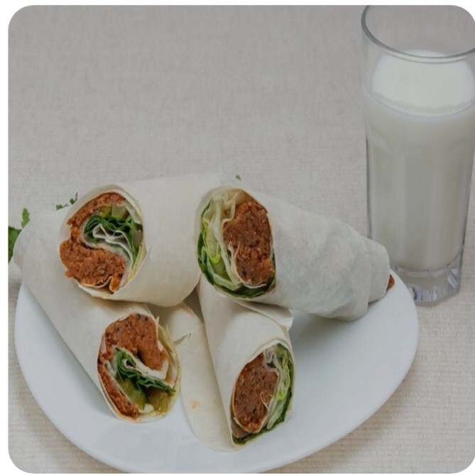 4'lü Mega Çiğköfte Dürüm Ayran Menü
