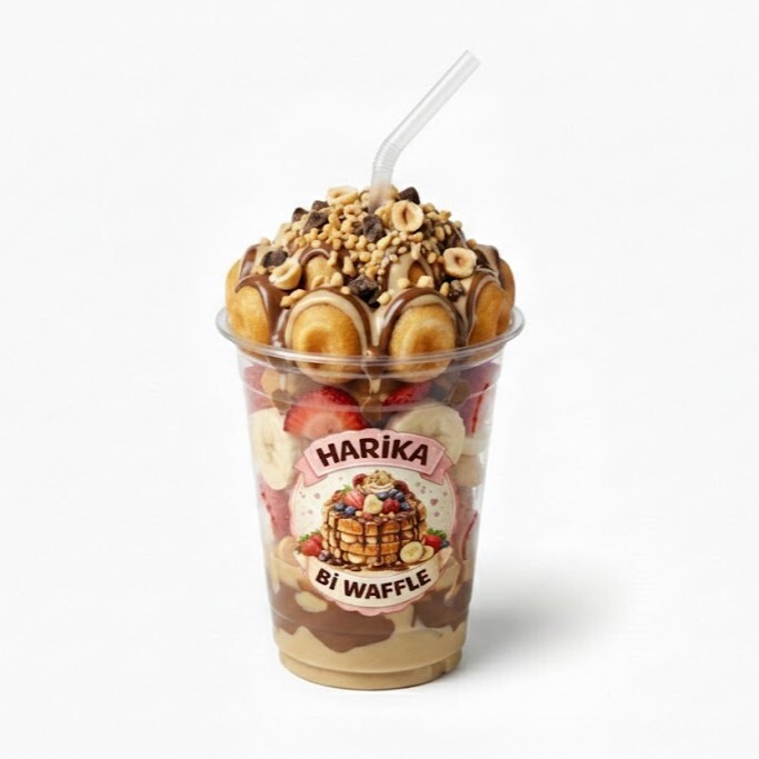 Bi Ballı Bademli Bitter Waffle (Cup)