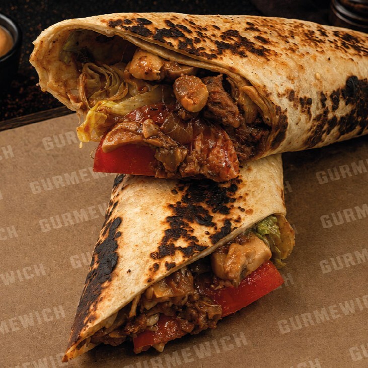 Gurme BBQ Beef Lavaş + Patates Kızartması
