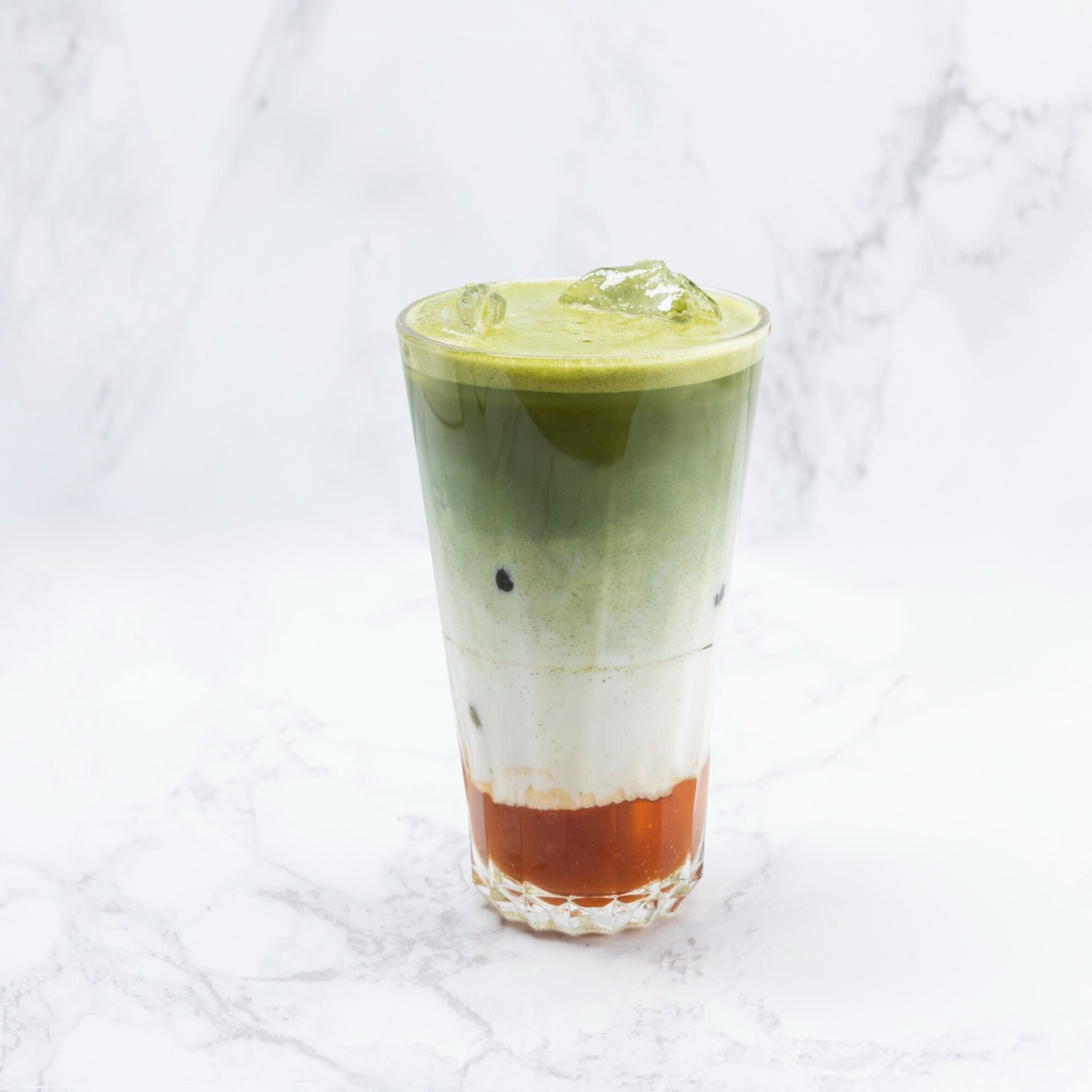 Iced Mango Matcha Latte