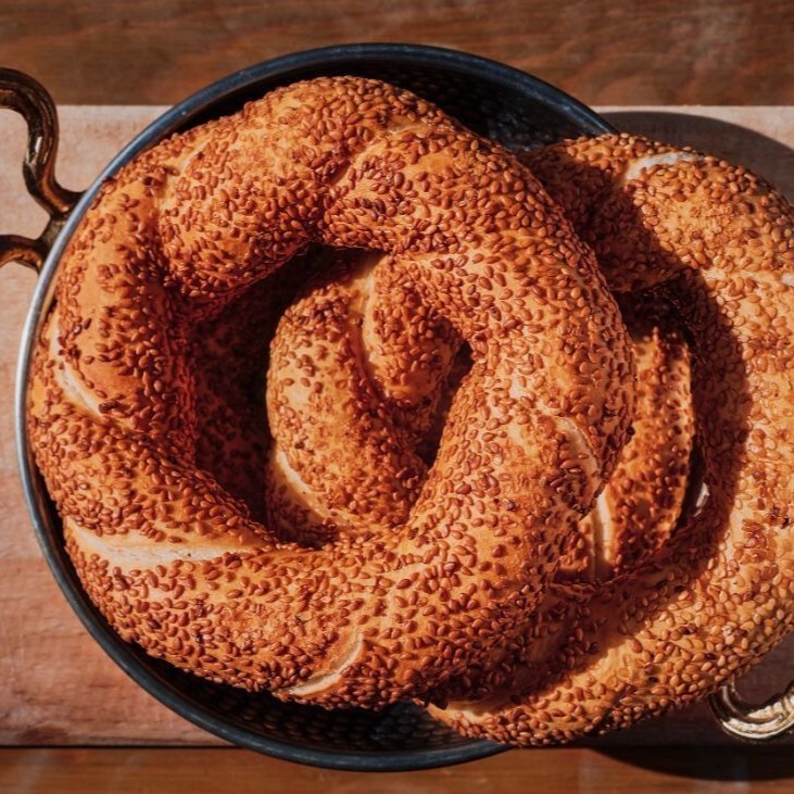 Tereyağlı Simit Sandviç Kaşarlı
