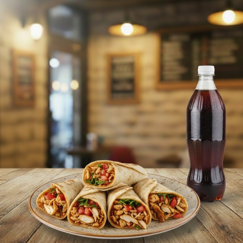 5'li Dürüm Tavuk Tantuni Menü