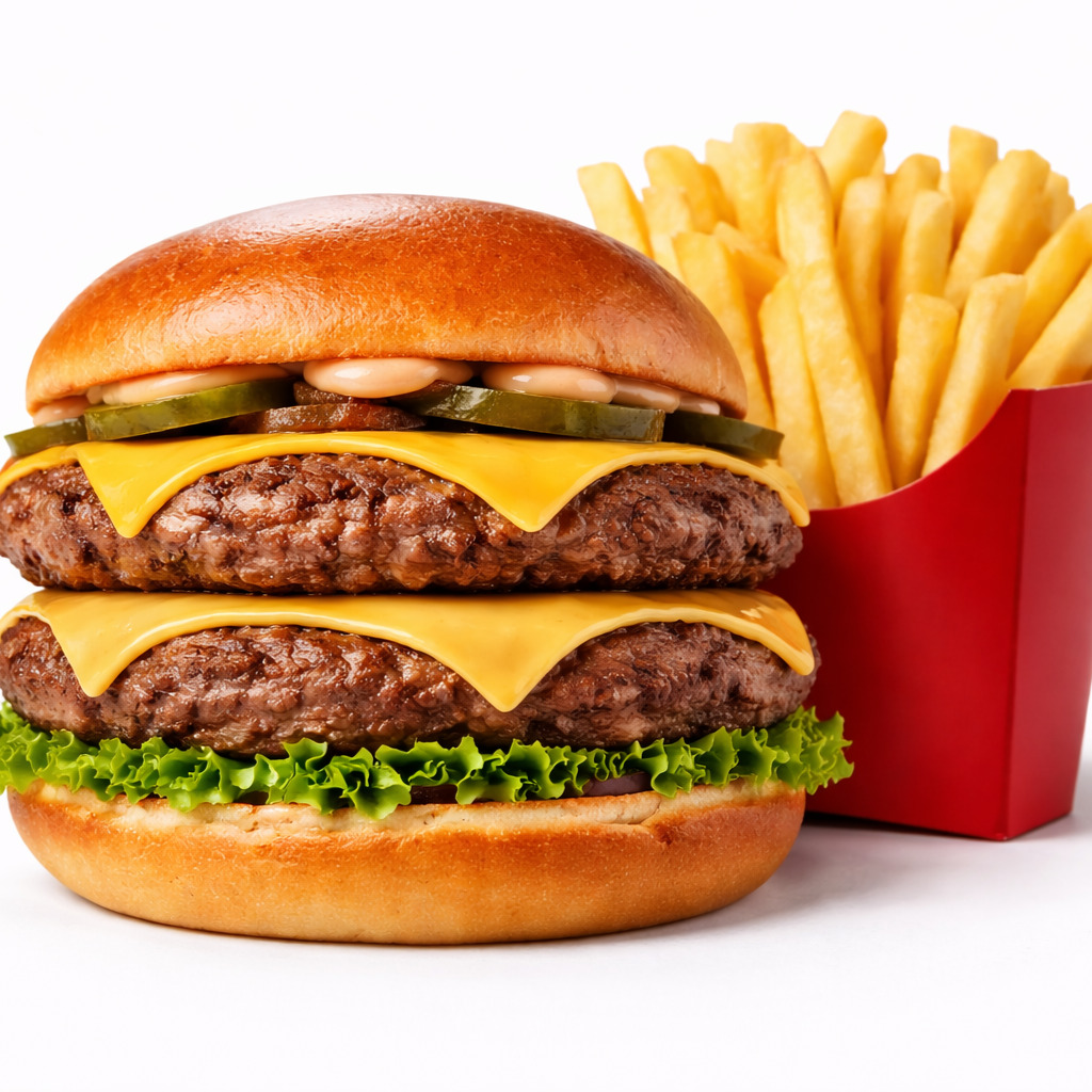 Mr Dubleks Cheeseburger
