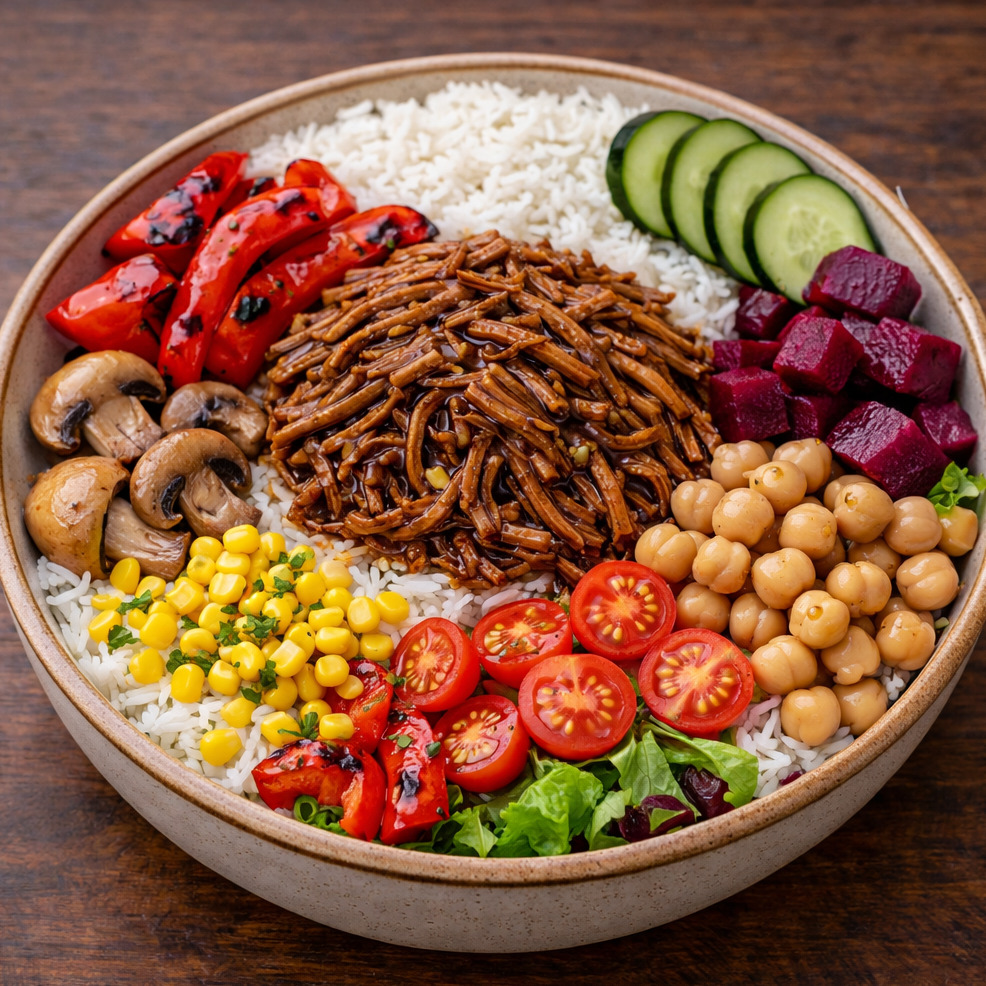 Soya Soslu Tavuk Basmati Bowl
