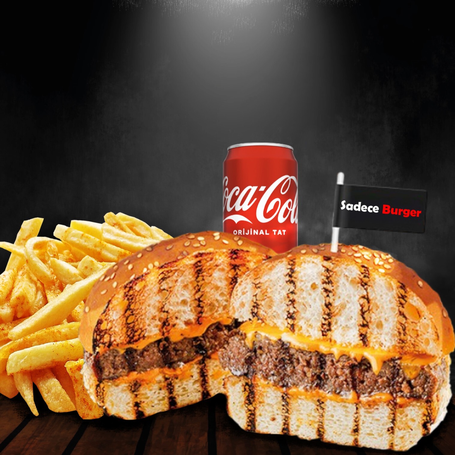 Smash Steak Burger Menü