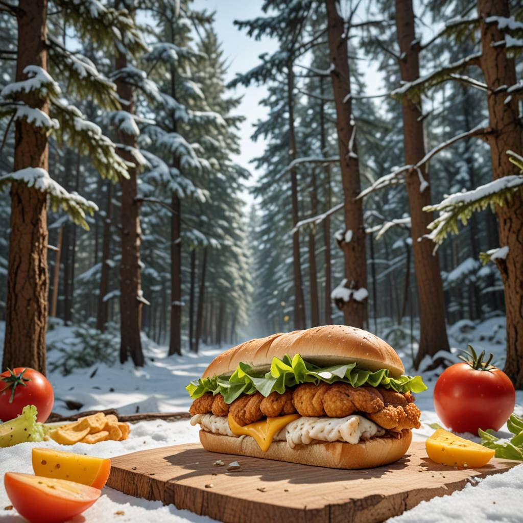 Çıtır Tavuk Sandviç & Çıtır Patates