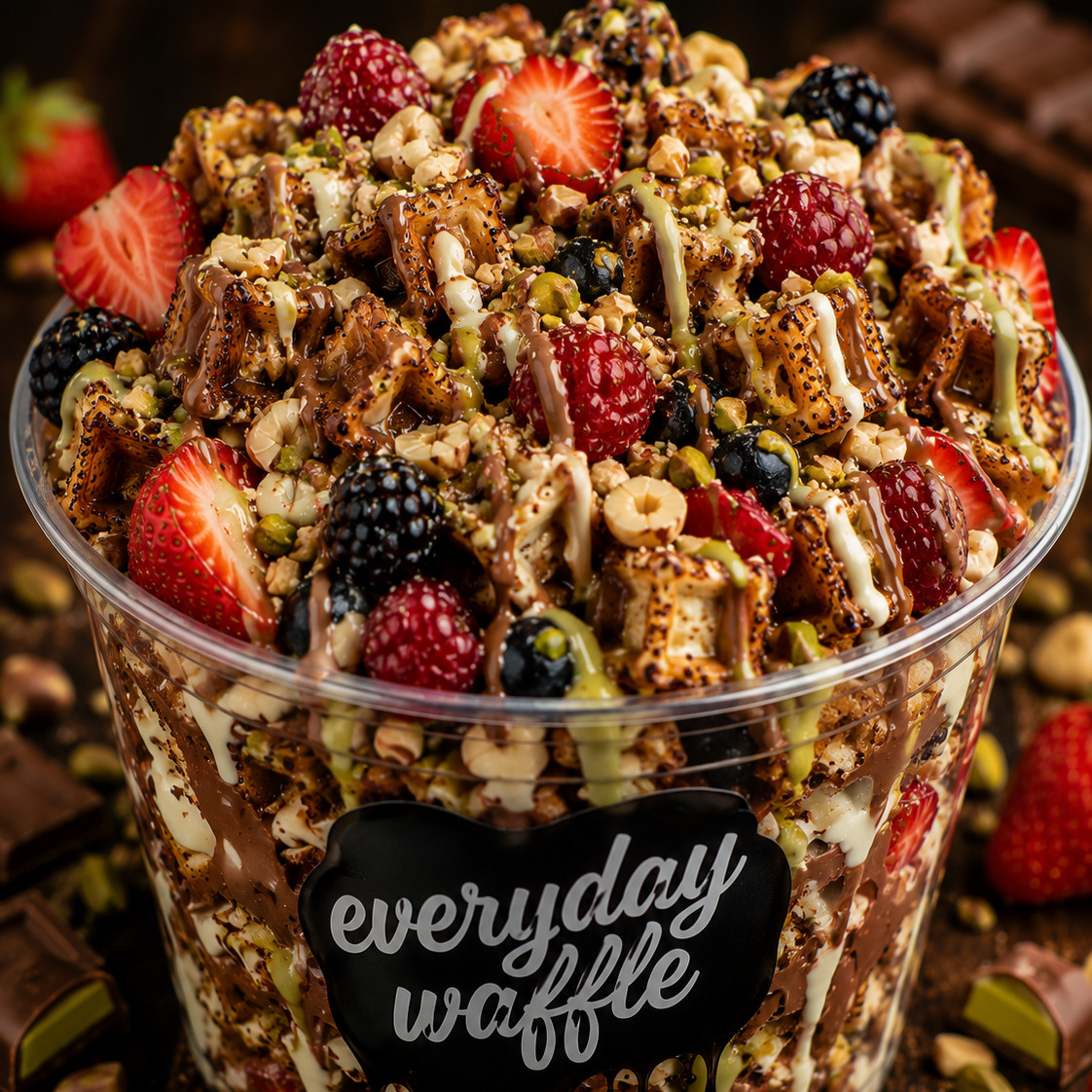 Orman Meyveli Cup Waffle