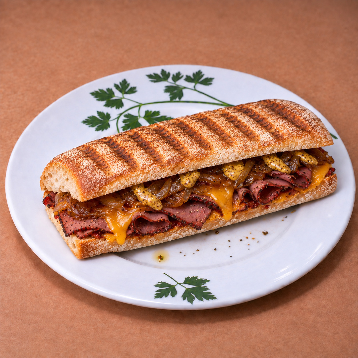 Biberli Roastbeef Panini Tost