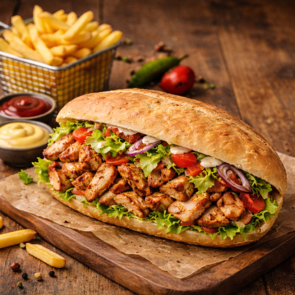 Yarım Ekmek Arası Tavuk Döner