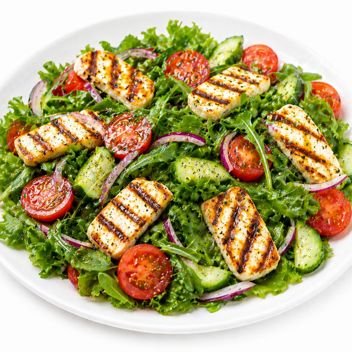 Hellim Peynirli Salata