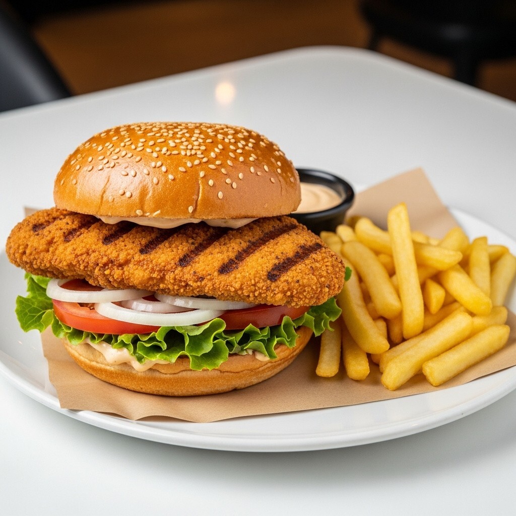 Basic Cajun Burger Menü